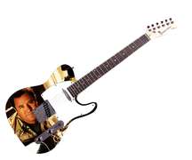Vince Gill Autographed Custom Photo Guitar
