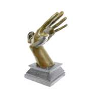 Walls Have Ears Bronze Sculpture