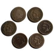 1859 1861  4 1863 CN Indian Head Centss