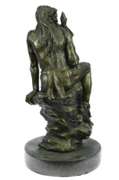Native American Warrior Bronze Sculpture
