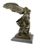 Winged Nike Bronze Statue