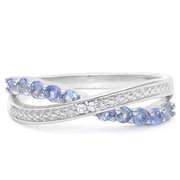 Tanzanite Sterling Silver Ring