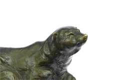 Polar Bear Bookend Bookends Bronze Sculpture Figurine