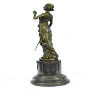 Roman Greek Warrior Bronze Statue