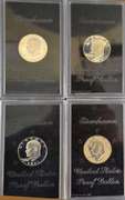 Lot Run Of Silver Proof Ike Dollars