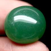 Gorgeous 24.40ct dark green Aventurine cabochon