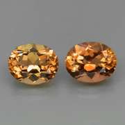 Beautifully matched 8.70ct Imperial Topaz pair
