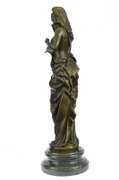 Fortuna Roman Goddess Bronze Statue