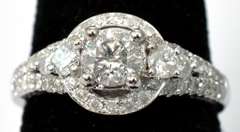 Diamond Unity Ring in 14K White Gold