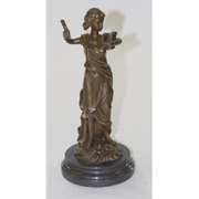 Greek goddess of Wisdom Athena Bronze Sculpture