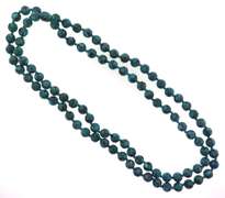 Turquoise Bead Long Necklace