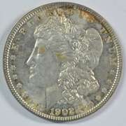 Better date 1902-P Morgan Silver Dollar. Nice BU