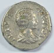 Real sharp Julia Domna Roman Silver Denarius 185-217 AD