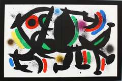 JOAN MIRO PLATE VIII 1972