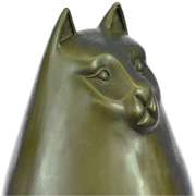 Modern Art Bronze Fat Cat Bronze Sculpture