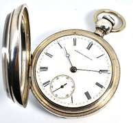 Lovely Waltham Pocket Watch in Coin Silver