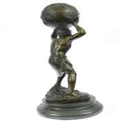 Greek Mythology Atlas Bronze Sculpture