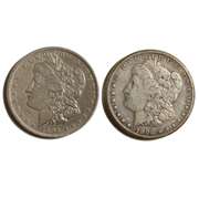 1892 &1898 S Morgan Dollars