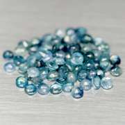 Multi-hue 6.81ct natural blue Sapphire set