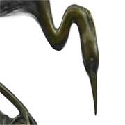 Crane Bird Bronze Sculpture