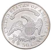 1829 Capped Bust Half Dollar