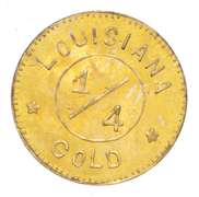 1904 MO Louisiana Purchase Exposition Gold Coin - 14 Stars - "1/4"