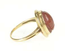 14K Yellow Gold Oval Amethyst Chevron Link Tennis Bracelet