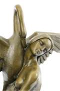 Girl with Swan Bronze Sculpture