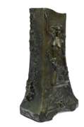 Bas Relief Woman Vase Bronze Sculpture