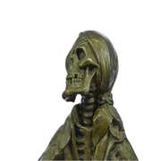 Hot Cast Home Decor Halloween Decor Skeleton Wine Holder Kitchen Art Deco Figure