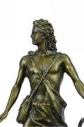 Greek Soldier Bronze Statue