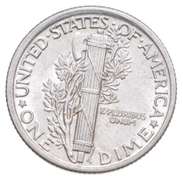1919 Mercury Silver Dime