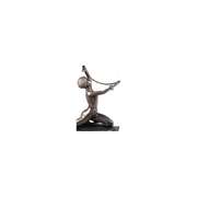 Dancer Bronze Statue on Marble Base