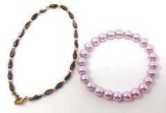 Group Lot of Pearl Necklaces and Bracelets