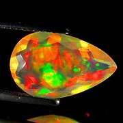 AAA 2.67ct full floral harlequin fully faceted Welo Opal