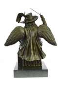 Archangel With Hat Bronze Sculpture