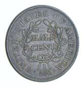 1804 Draped Bust Half Cent