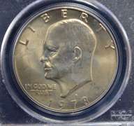 Lot of 2 PCGS  Ike Dollars 1978-D MS65 & 1971-D MS64