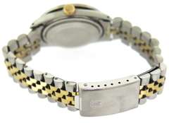 Rolex 2 Tone Datejust 36mm Diamond Dial Watch