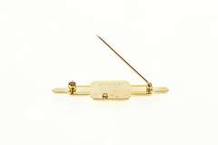 10K Yellow Gold Delta Kappa Gamma Female Educator Bar Pin/Brooch