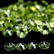 Brilliant 5.45ct set of matched diamond cut Peridot