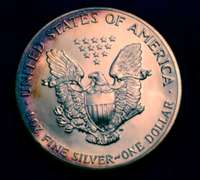 1989  UNC Silver Eagle Nice Toned