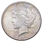 1924-S Peace Silver Dollar