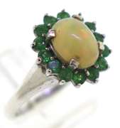 Sterling Silver Opal Ring