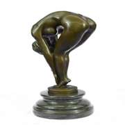 Erotic Sensual Nude Female Woman Bronze Statue