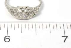 Elegant Antique 18KT Diamond Ring