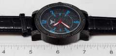 Diamond King Black Dial Diamond Watch