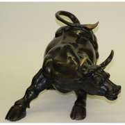 Stock Market Statue Bull Bronze Sculpture