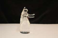 Crystal Angel with Ruby Bow