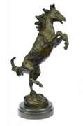 Excited Horse Bronze Sculpture